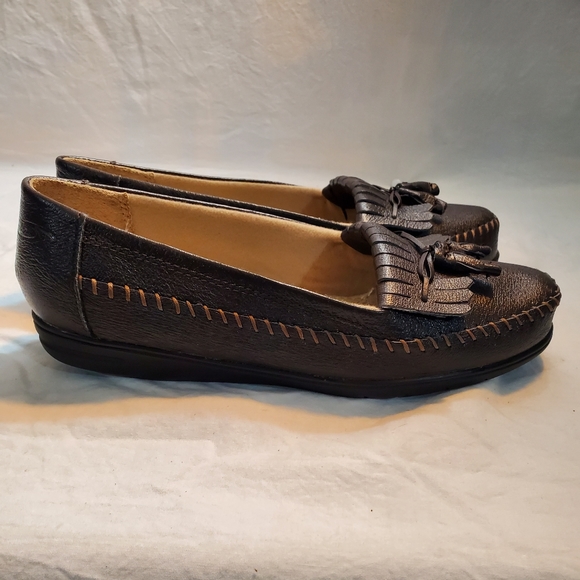Doctor Scholl's womens leather tassel loafer shoes size 8 m - Picture 4 of 5